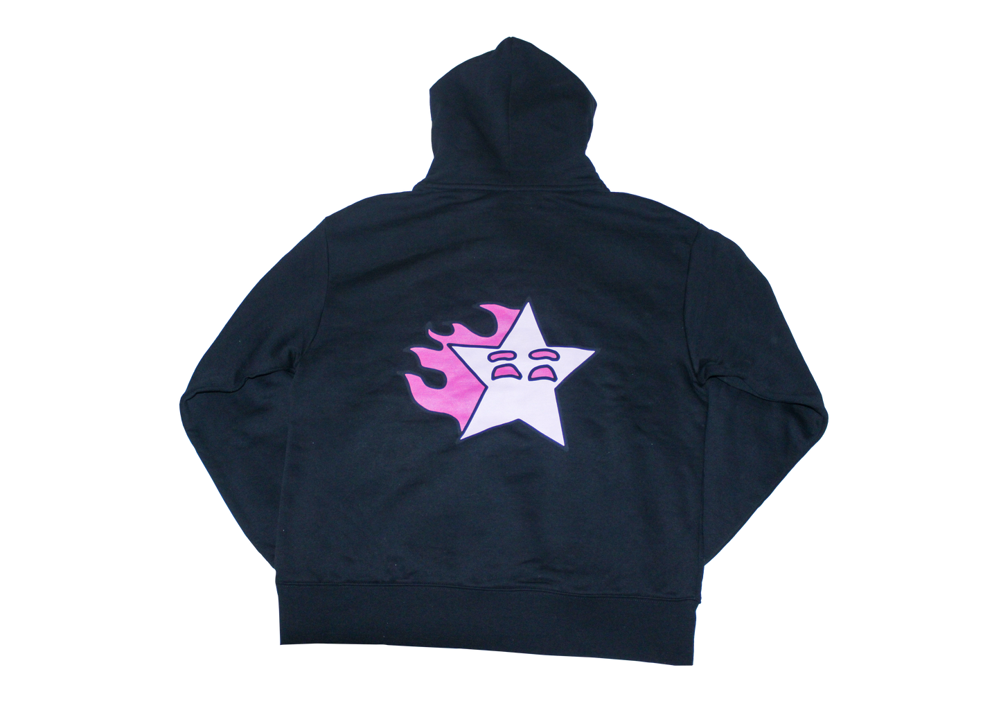 SCORCHII HOODIE - BLACK/FLAMING PINK