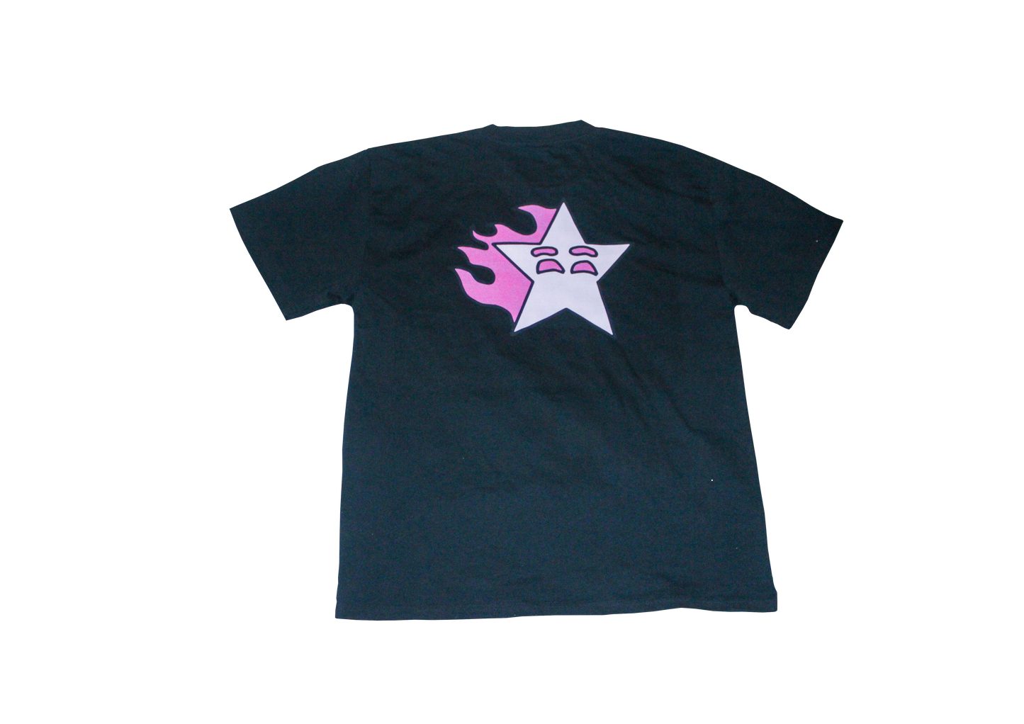 SCORCHII T-SHIRT - BLACK/FLAMING PINK