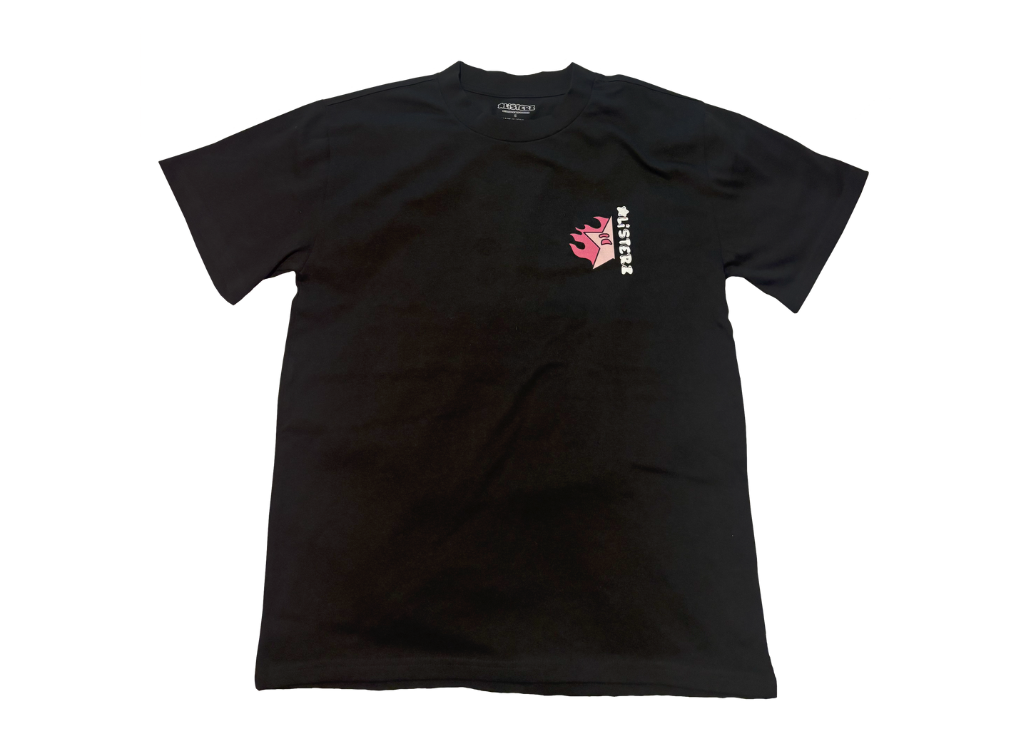 SCORCHII T-SHIRT - BLACK/FLAMING PINK