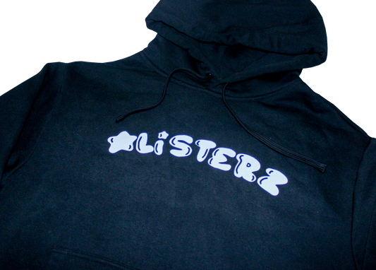 STAPLE HOODIE - BLACK/WHITE