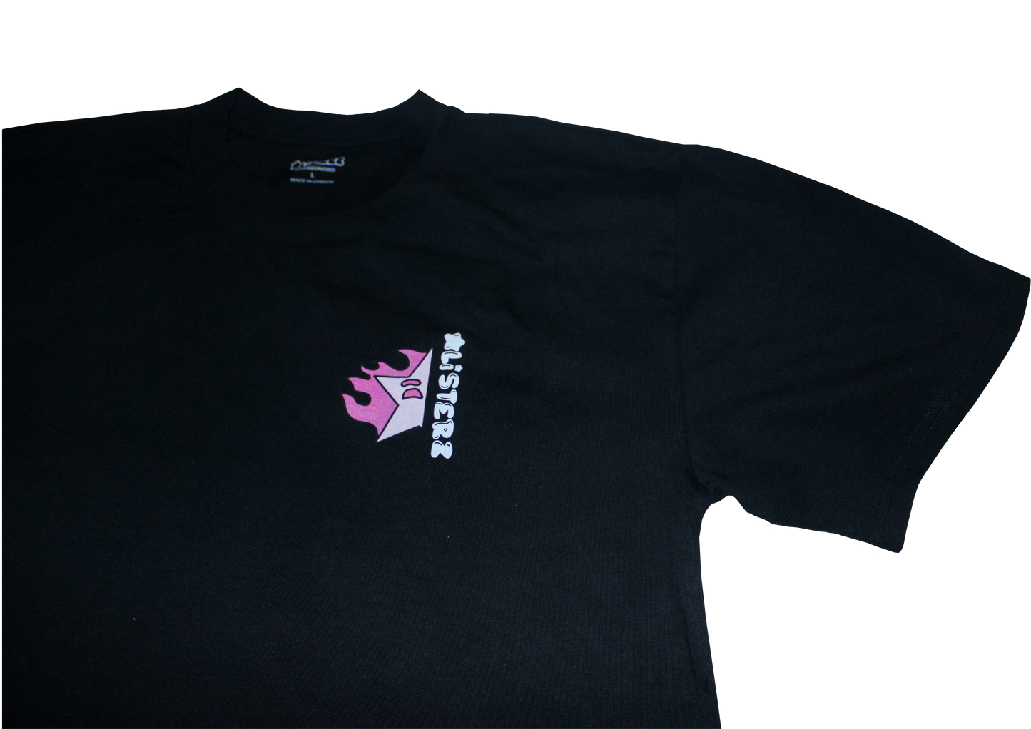 SCORCHII T-SHIRT - BLACK/FLAMING PINK