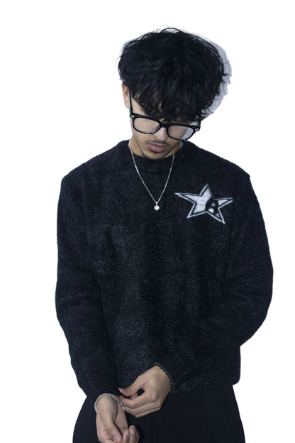 MOHAIR SWEATER - BLACK