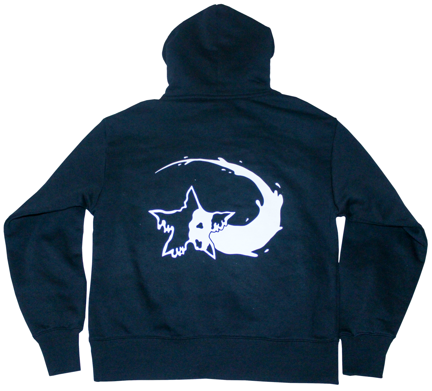 STAPLE HOODIE - BLACK/WHITE
