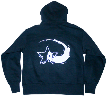 STAPLE HOODIE - BLACK/WHITE