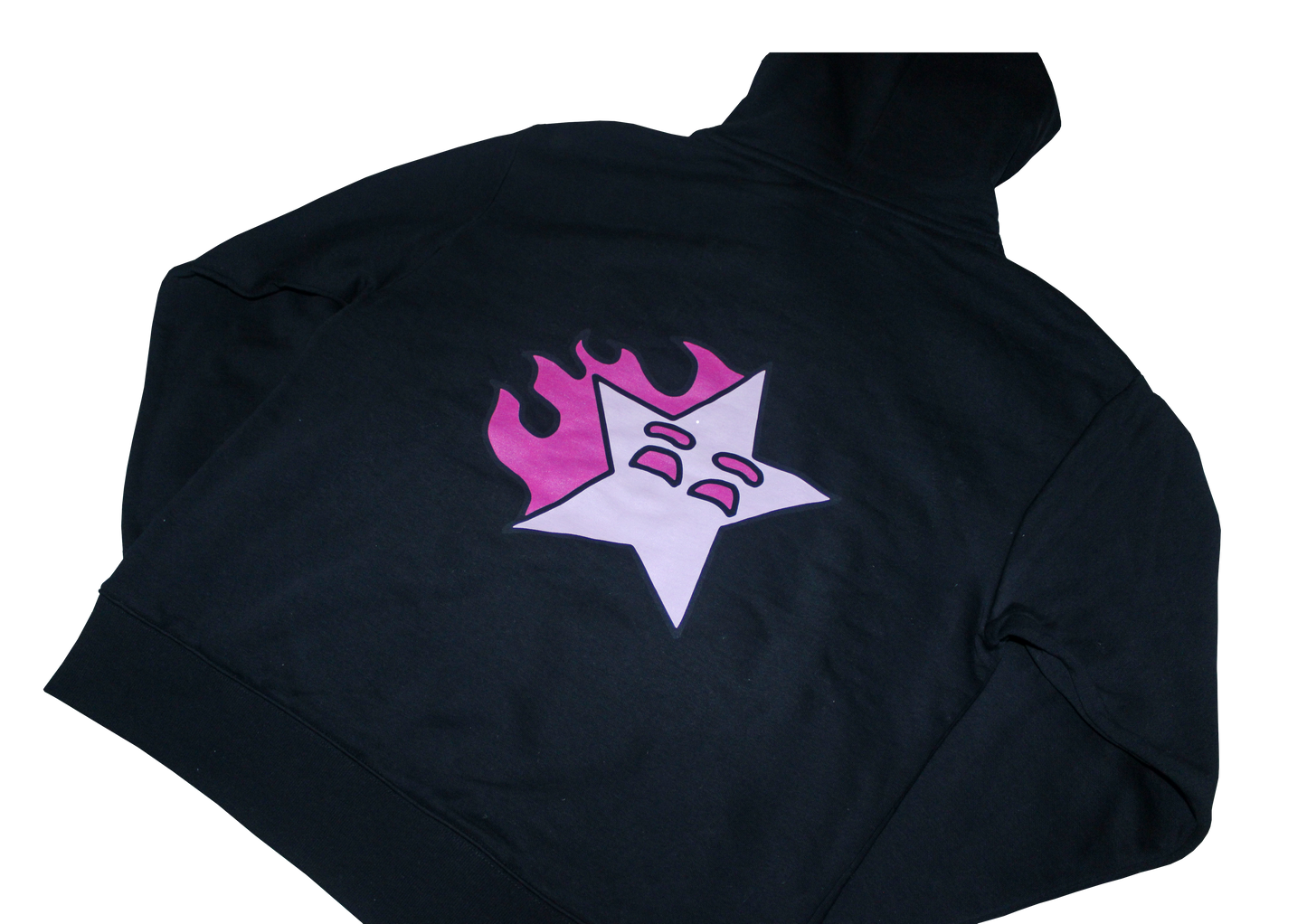 SCORCHII HOODIE - BLACK/FLAMING PINK