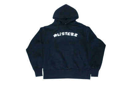 STAPLE HOODIE - BLACK/WHITE