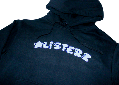 STAPLE HOODIE - BLACK/WHITE