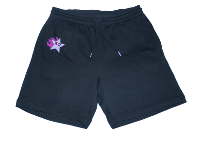 SCORCHII SHORTS - BLACK/FLAMING PINK