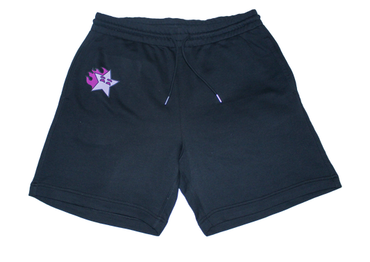 SCORCHII SHORTS - BLACK/FLAMING PINK